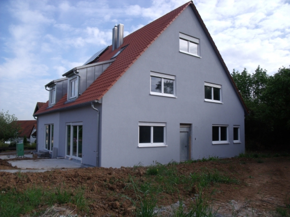 Neubau eines Doppelhauses in Winterhausen