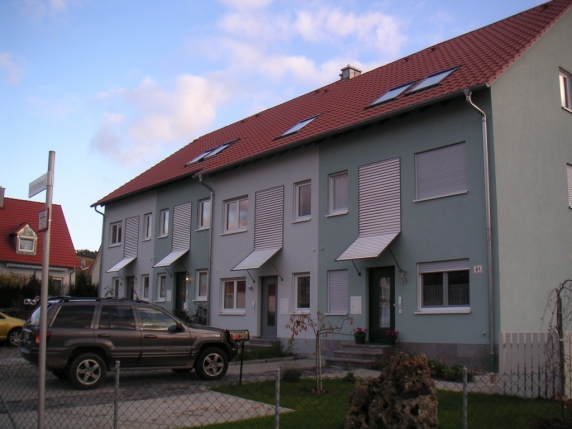 Neubau von 4 Reihenhäusern in Sommerhausen