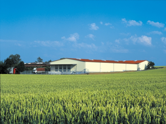 Neubau einer Lagerhalle in Albertshausen